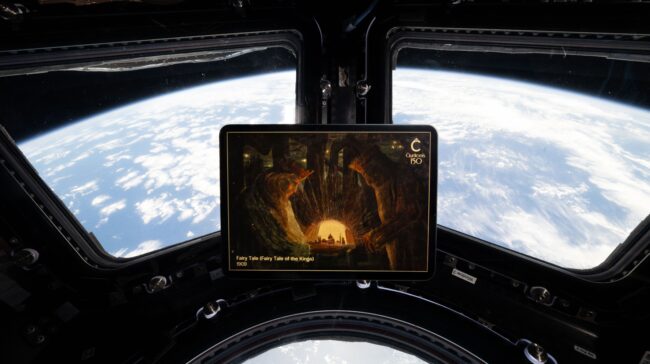 NASA Astronaut Honours Lithuanian Artist Čiurlionis from Space