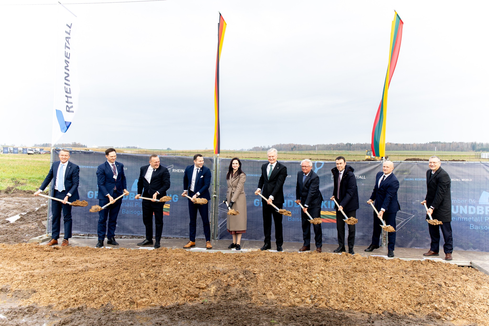Rheinmetall Begins Construction of a New Factory in Lithuania – A Significant Investment in the Country’s Future