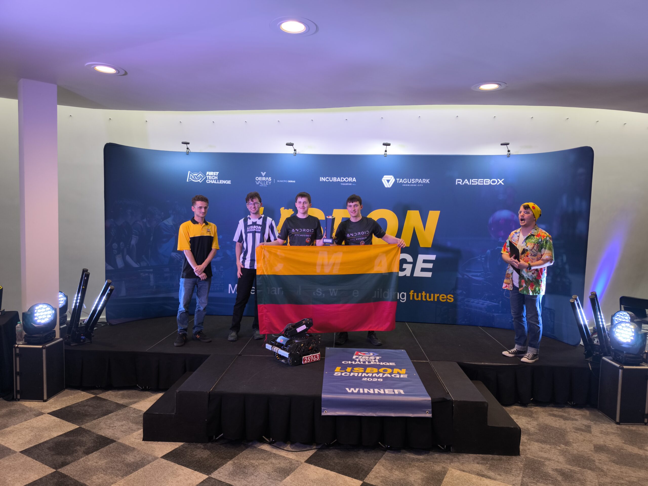 Lithuanian Team Triumphs at FTC Robotics Competition in Portugal